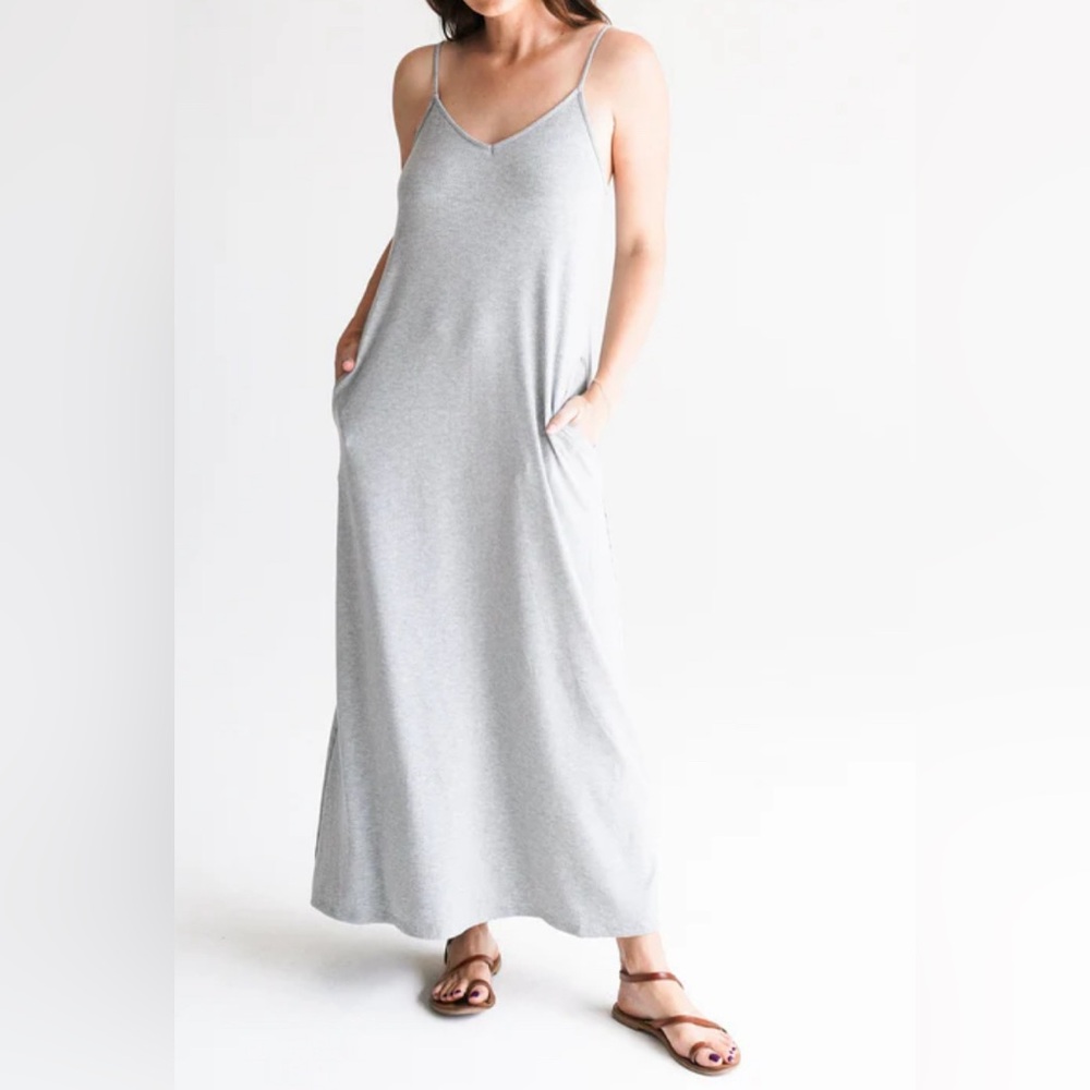 Carly Jean Los Angeles Favorite Ribbed Spaghetti Dress